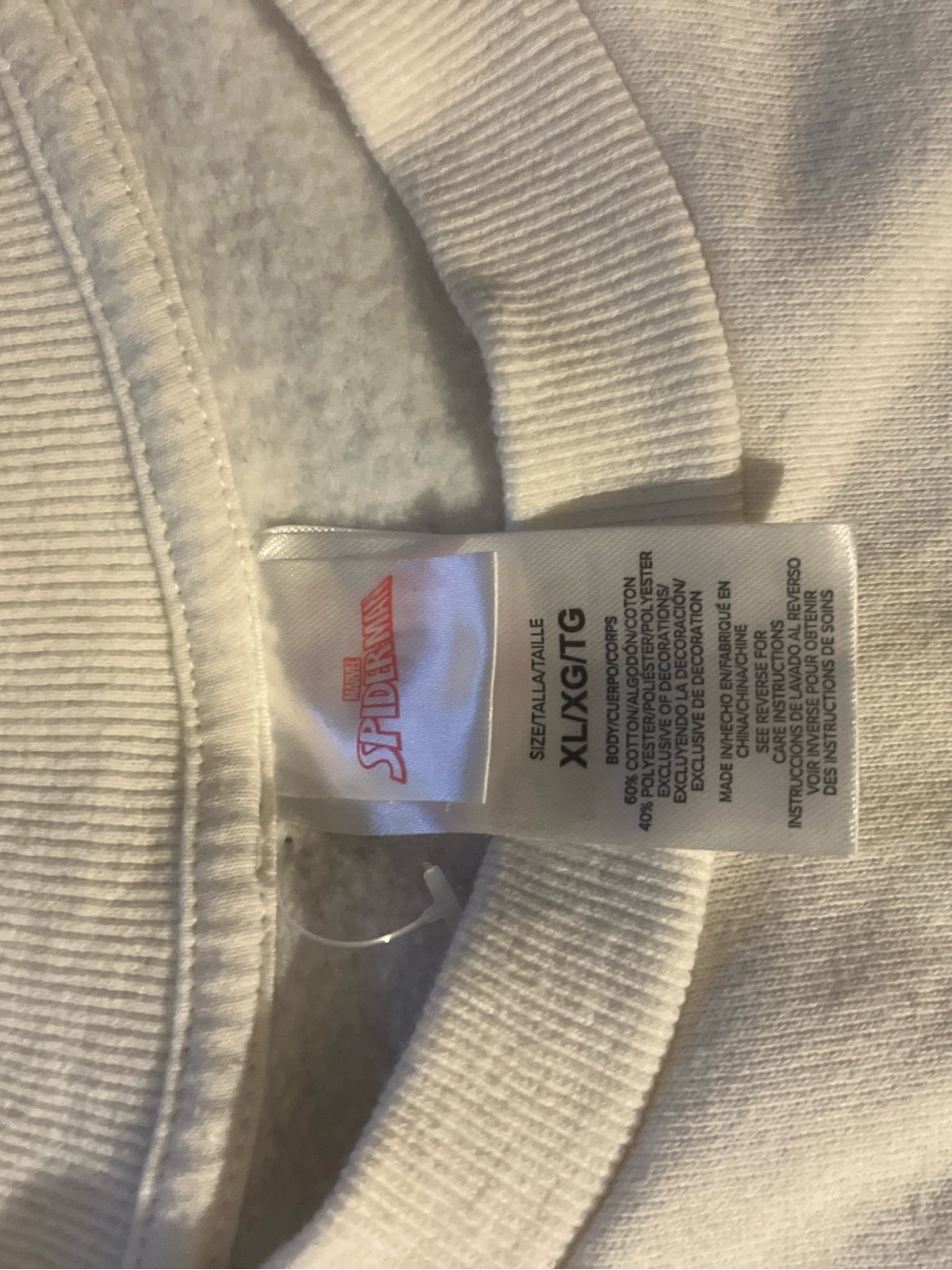 Spider-Man Graphic Crewneck Sweater - white - Picture 3 of 4